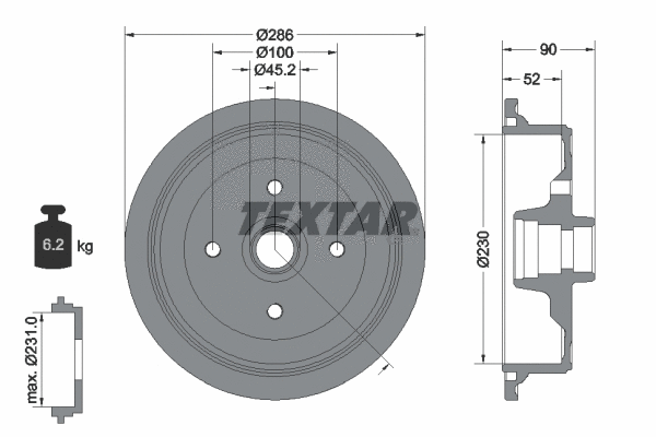 Brake Drum (94011500)