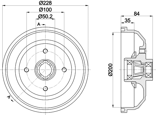 Brake Drum (94042200)