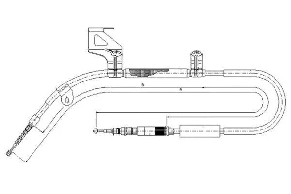 Cable Pull, parking brake (44006300)