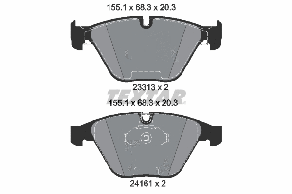 Brake Pad Set, disc brake (2331382)