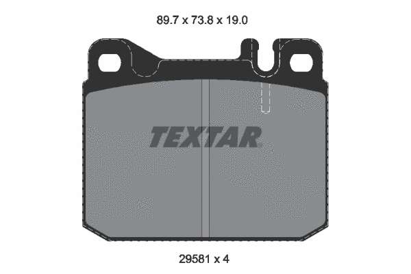 Brake Pad Set, disc brake (2958105)