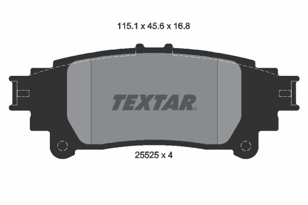 Brake Pad Set, disc brake (2552501)
