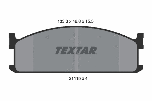 Brake Pad Set, disc brake (2111501)