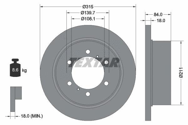 Brake Disc (92093100)