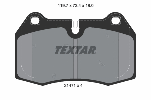 Brake Pad Set, disc brake (2147102)