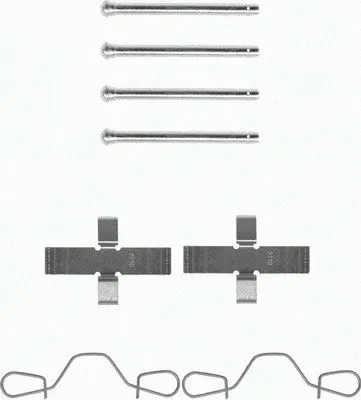 Accessory Kit, disc brake pad (82011100)