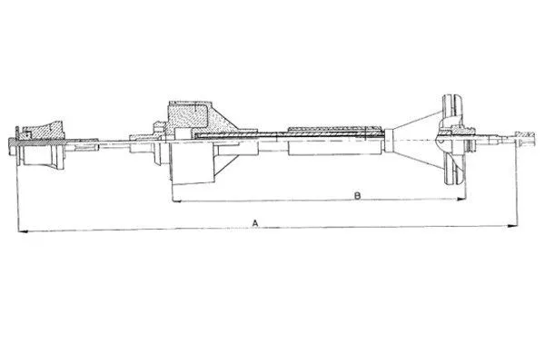 Cable Pull, clutch control (58012300)