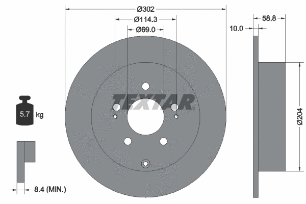 Brake Disc (92148400)