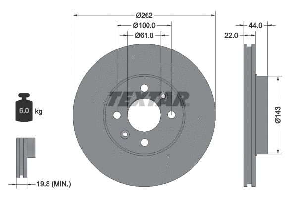 Brake Kit, disc brake (89002300)