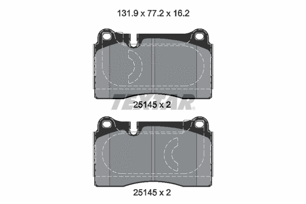 Brake Pad Set, disc brake (2514501)