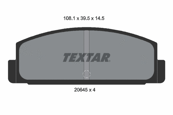 Brake Pad Set, disc brake (2064501)