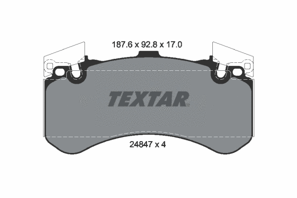 Brake Pad Set, disc brake (2484701)
