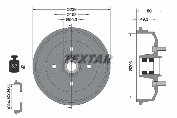 Brake Drum (94042600)