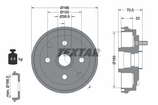 Brake Drum (94033900)