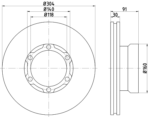 Brake Disc (93038700)