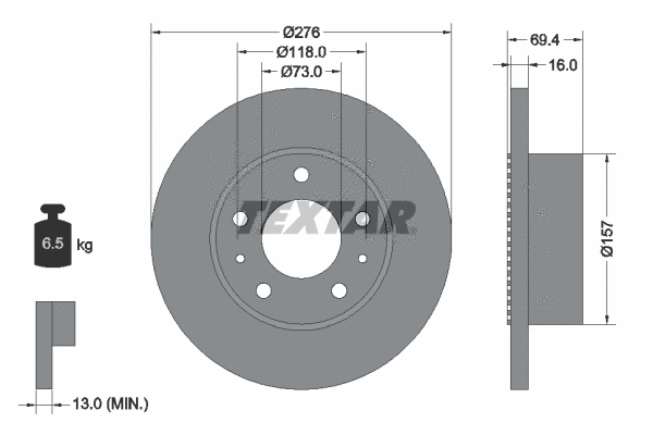 Brake Disc (93104800)