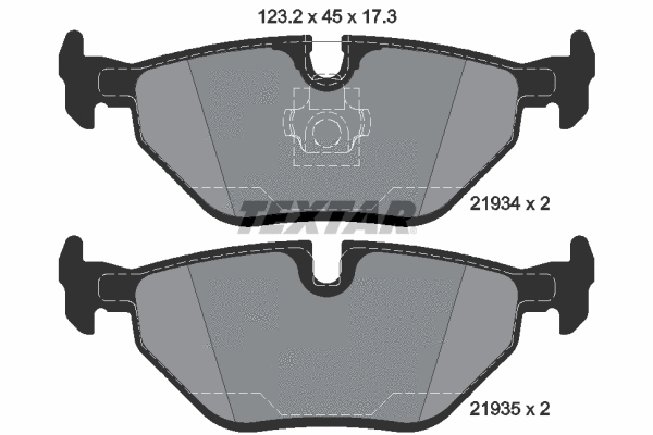 Brake Pad Set, disc brake (2193481)