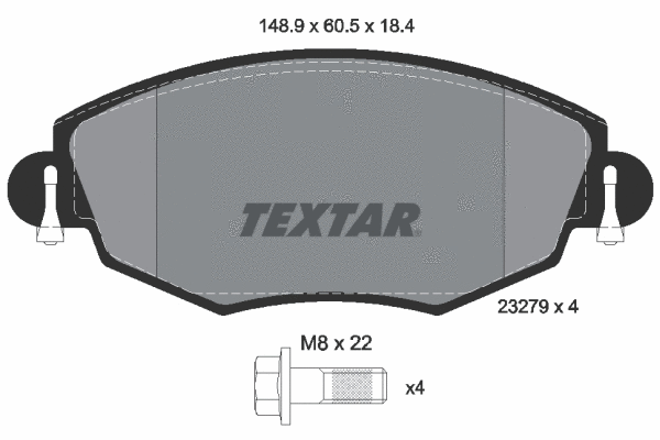 Brake Pad Set, disc brake (2327904)