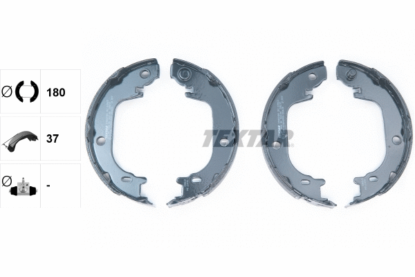 Brake Shoe Set, parking brake (91082100)