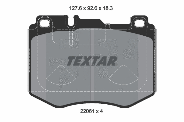 Brake Pad Set, disc brake (2206103)