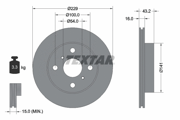 Brake Disc (92113200)