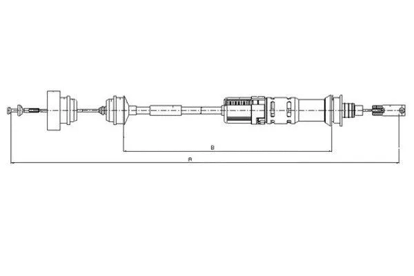 Cable Pull, clutch control (58011600)