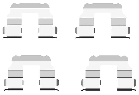 Accessory Kit, disc brake pad (82075600)