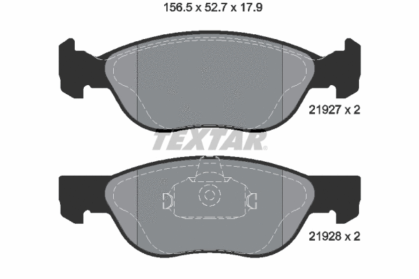 Brake Pad Set, disc brake (2192703)