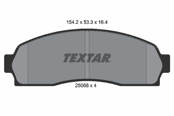 Brake Pad Set, disc brake (2506801)