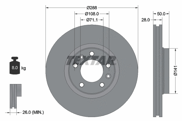 Brake Disc (92108000)