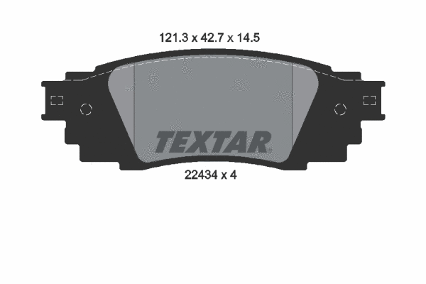 Brake Pad Set, disc brake (2243401)