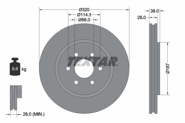 Brake Disc (92164405)