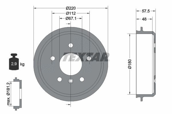 Brake Drum (94020200)