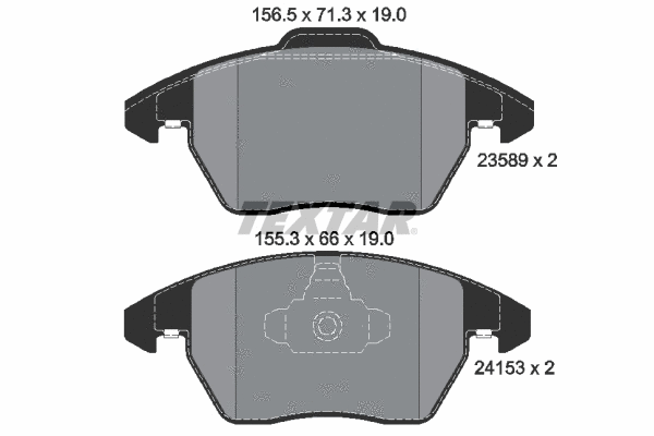 Brake Pad Set, disc brake (2358901)