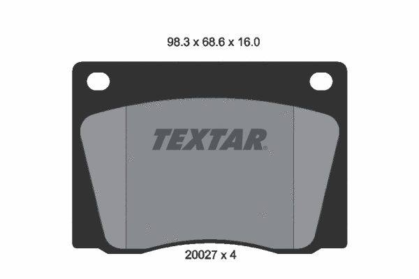 Brake Pad Set, disc brake (2002701)