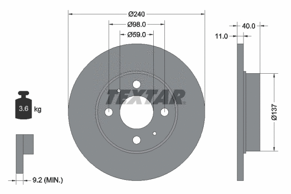 Brake Disc (92061103)