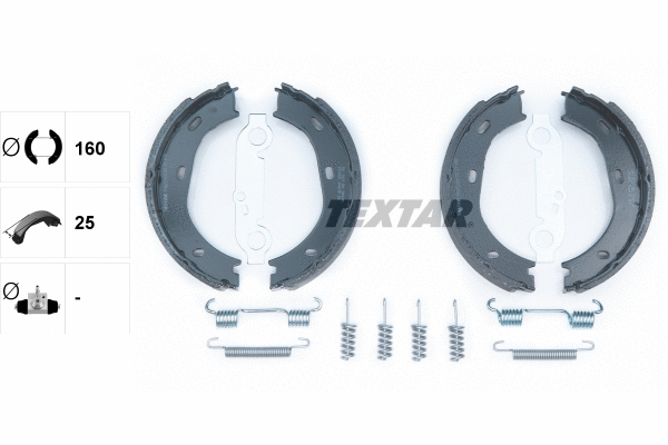 Brake Shoe Set, parking brake (91025900)