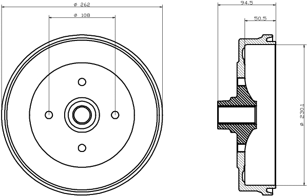 Brake Drum (94008700)