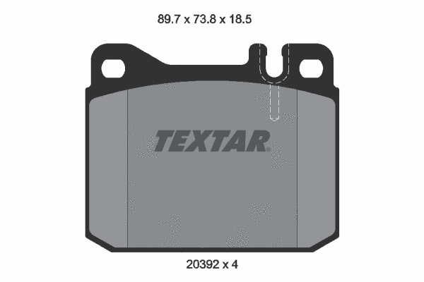 Brake Pad Set, disc brake (2039213)