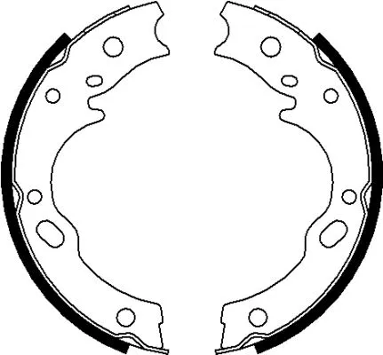 Brake Shoe Set, parking brake (91076100)