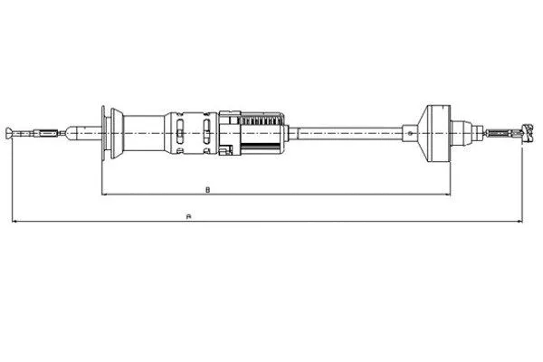 Cable Pull, clutch control (58001500)