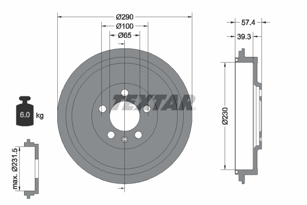 Brake Drum (94024300)