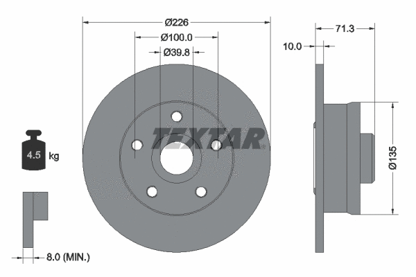Brake Disc (92153800)
