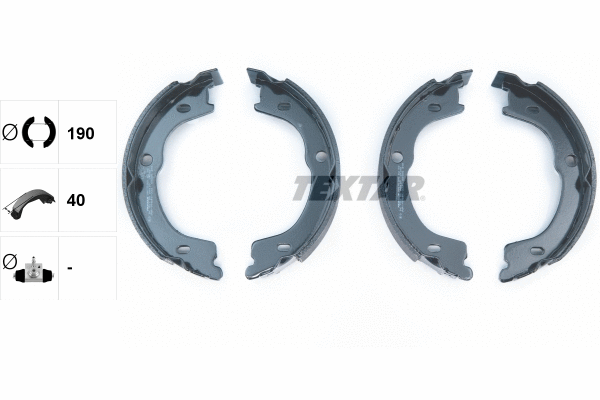 Brake Shoe Set, parking brake (91075300)