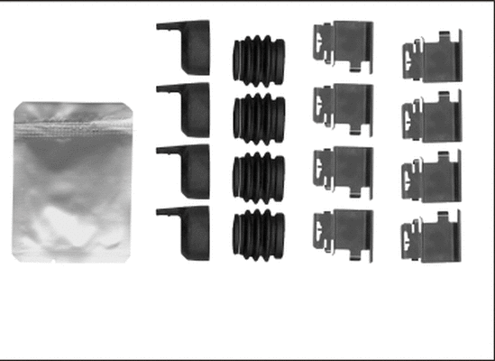 Accessory Kit, disc brake pad (82539300)