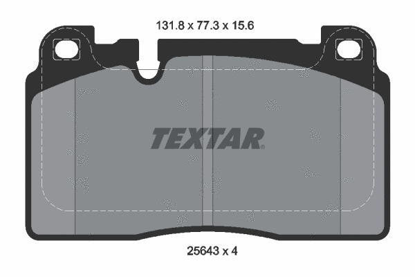 Brake Pad Set, disc brake (2564302)