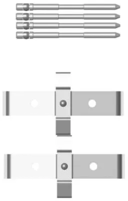 Accessory Kit, disc brake pad (82505800)