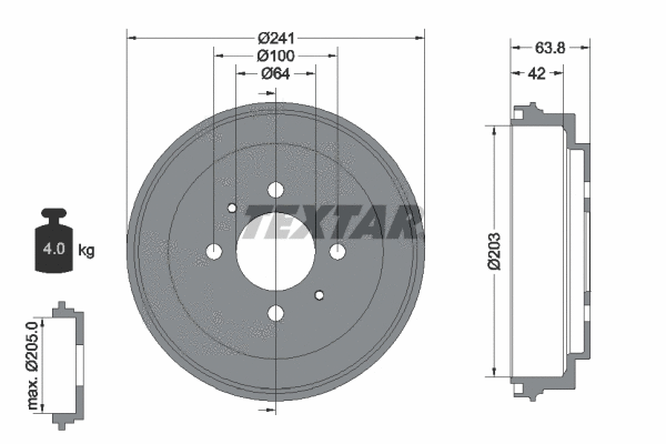 Brake Drum (94026100)