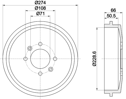 Brake Drum (94014400)