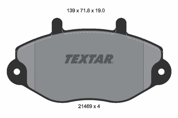 Brake Pad Set, disc brake (2146901)